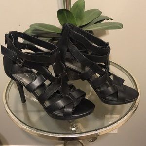 Blacks strappy heels
